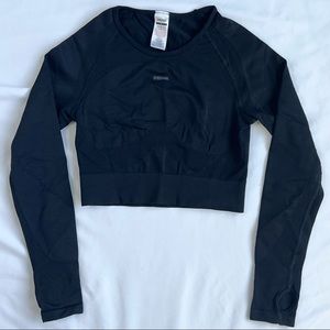 Gymshark Black Crop Top